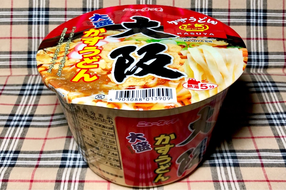 実食 ニュータッチ 大盛大阪かすうどん Kasuya監修の再現カップ麺